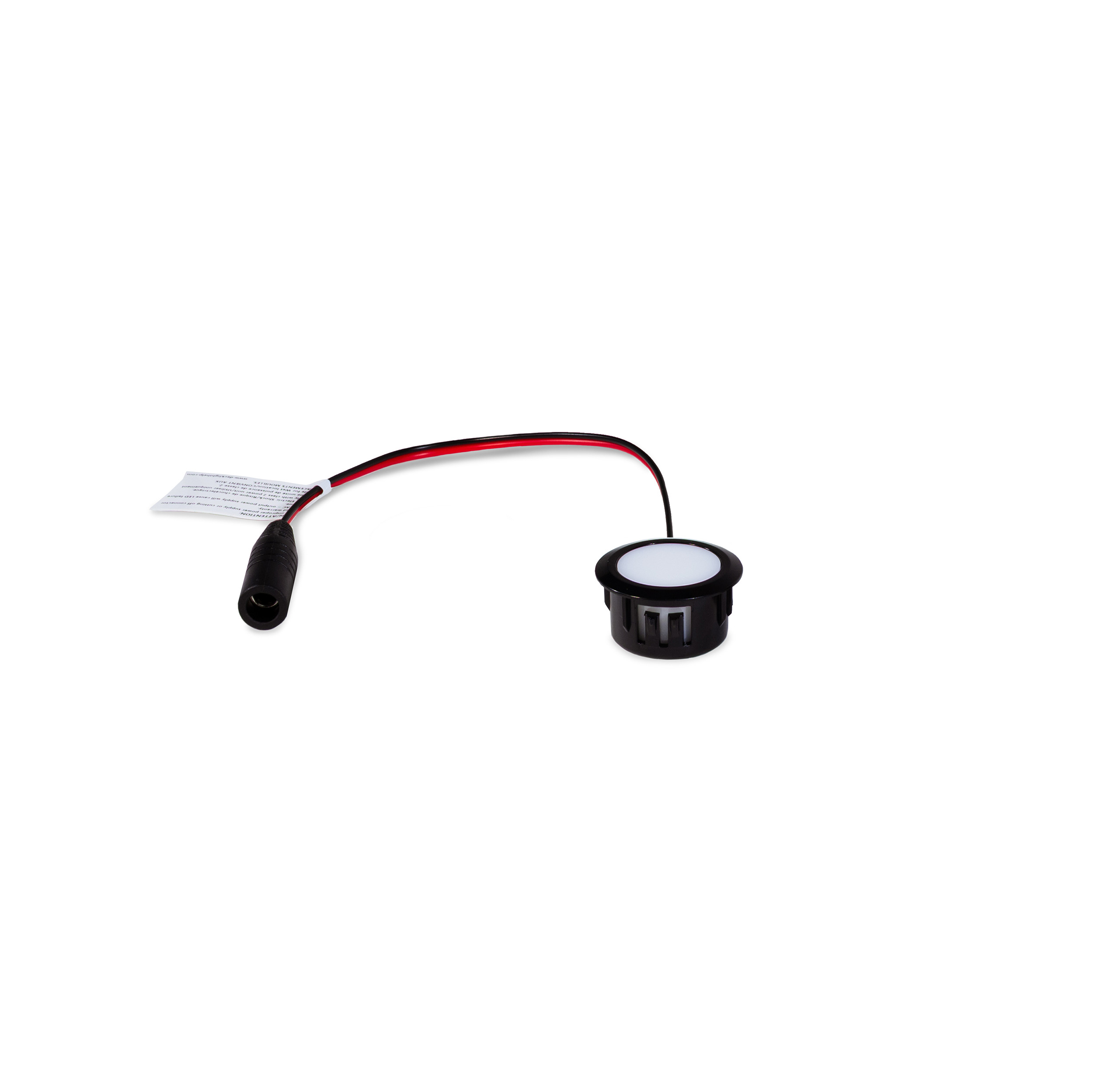 Flush Deck Light (ACT) w/ Trim Ring & 2-Way Splitter