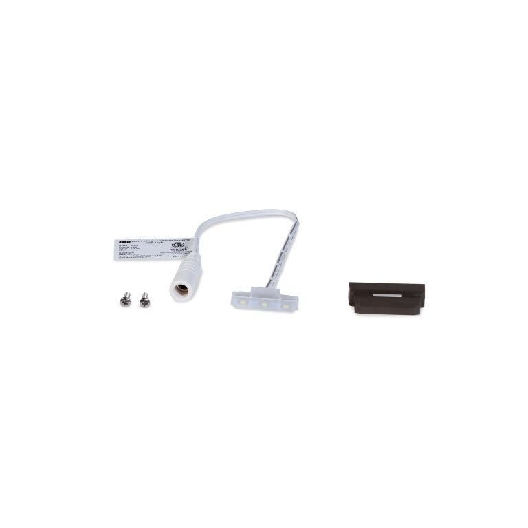 Ornamental Low Voltage Side Light (ACT) w/ 2-Way Splitter - Glossy Bronze