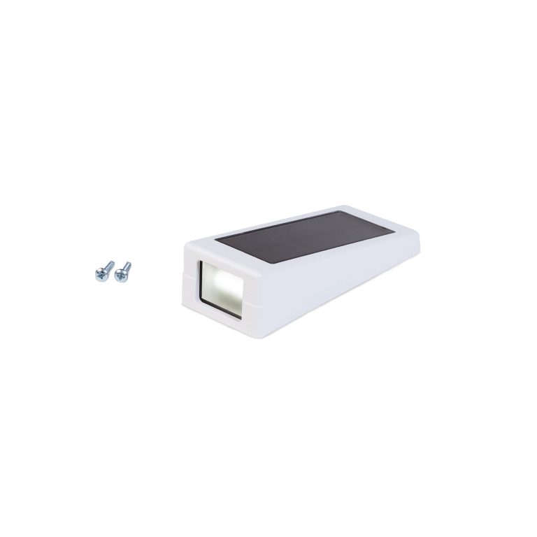Ornamental Solar Wedge - Textured Matte White